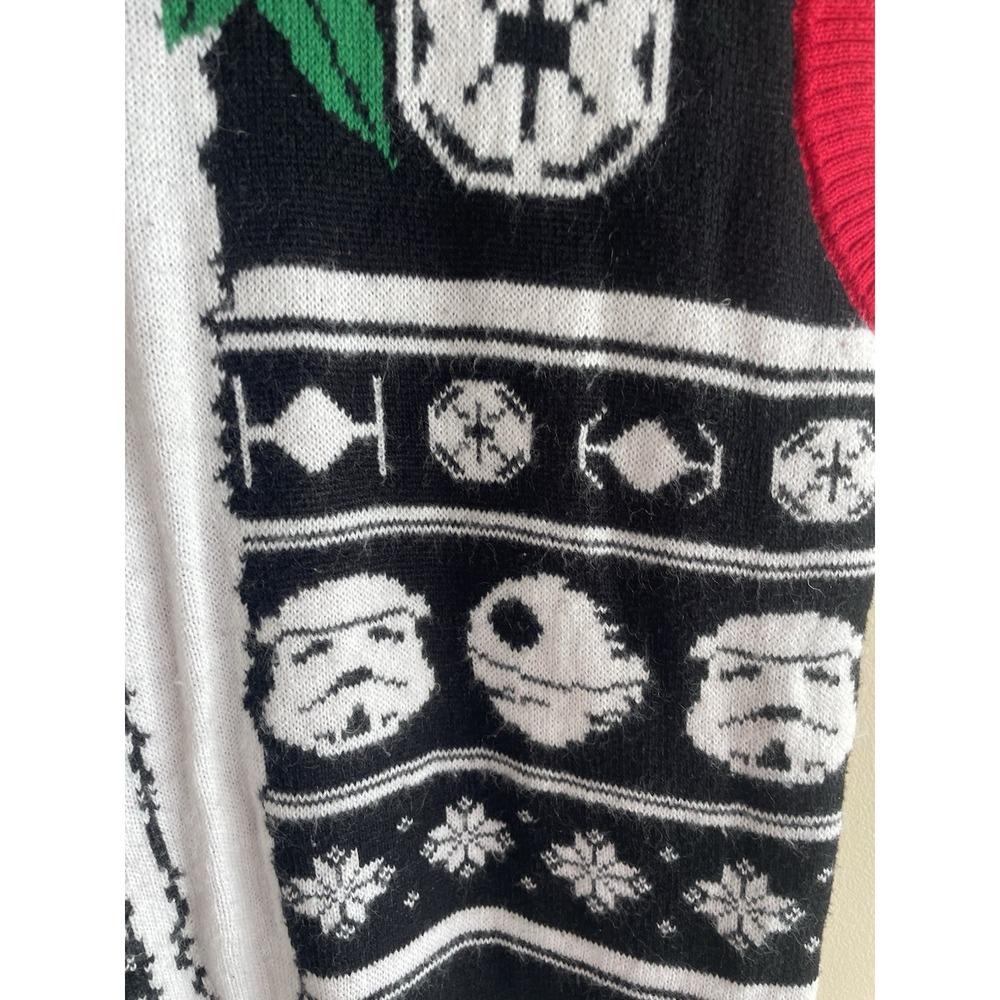 Mens Star Wars Christmas Holiday Pullover Ugly Sweater Vest Darth Vader Small - Picture 2 of 7